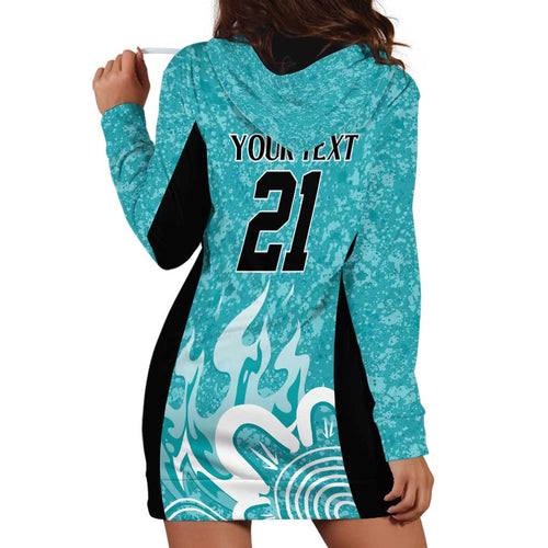 Brisbane Heat Custom Hoodie Dress Minimalism Aboriginal