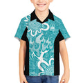 Brisbane Heat Custom Kid Hawaiian Shirt Minimalism Aboriginal