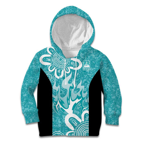 Brisbane Heat Custom Kid Hoodie Minimalism Aboriginal
