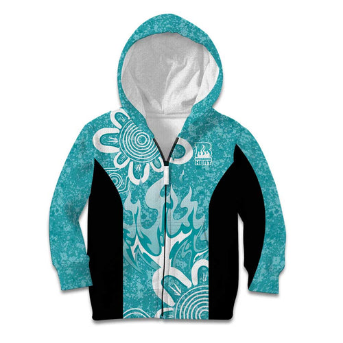 Brisbane Heat Custom Kid Hoodie Minimalism Aboriginal