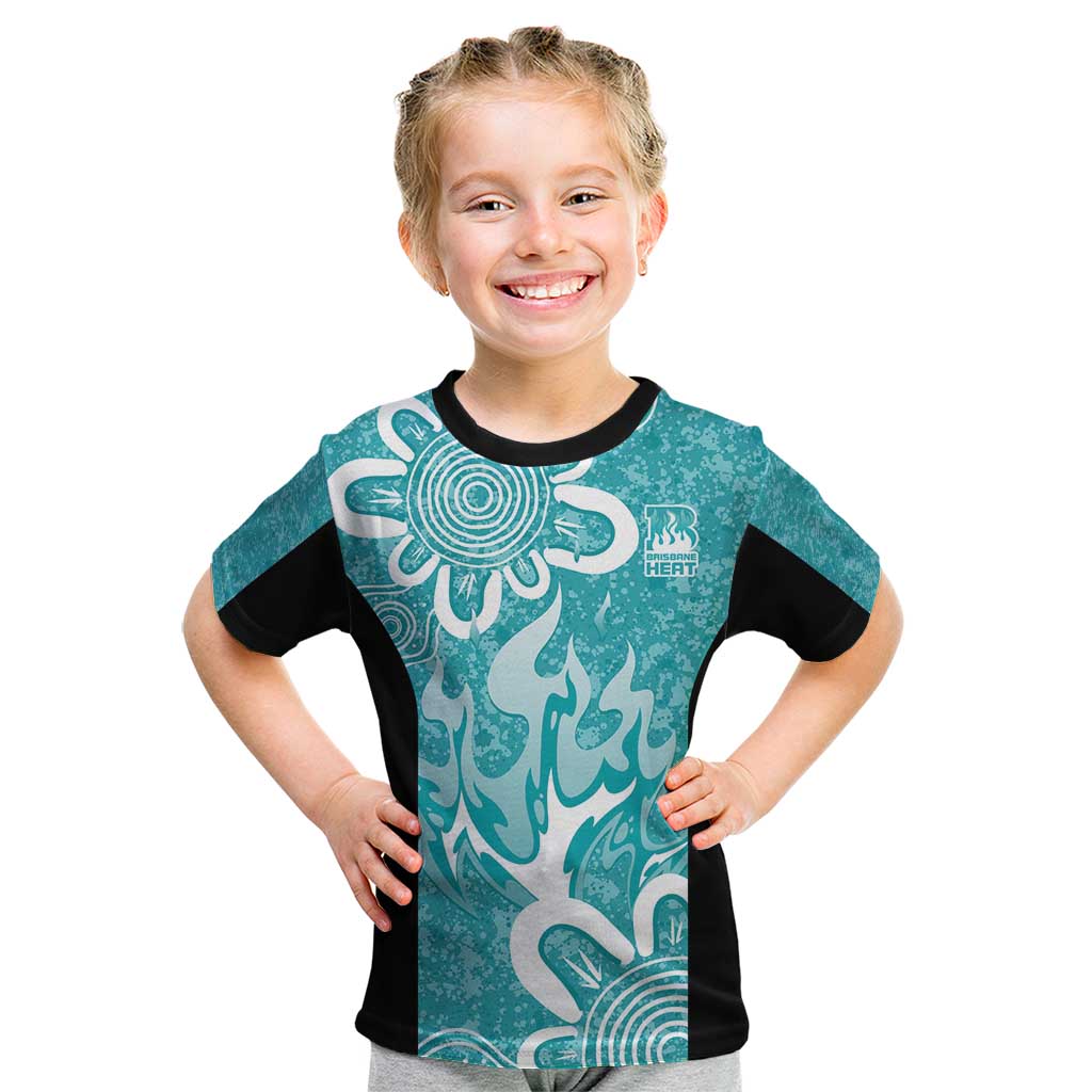 Brisbane Heat Custom Kid T Shirt Minimalism Aboriginal
