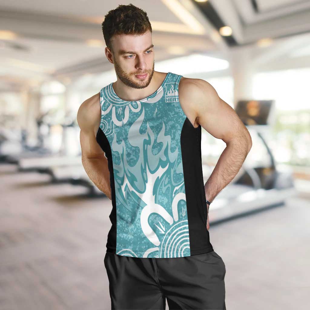 Brisbane Heat Custom Men Tank Top Minimalism Aboriginal