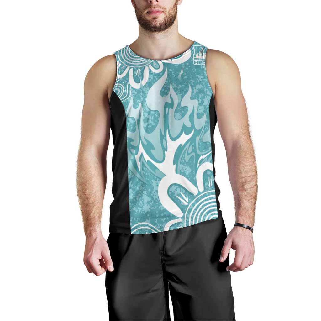 Brisbane Heat Custom Men Tank Top Minimalism Aboriginal