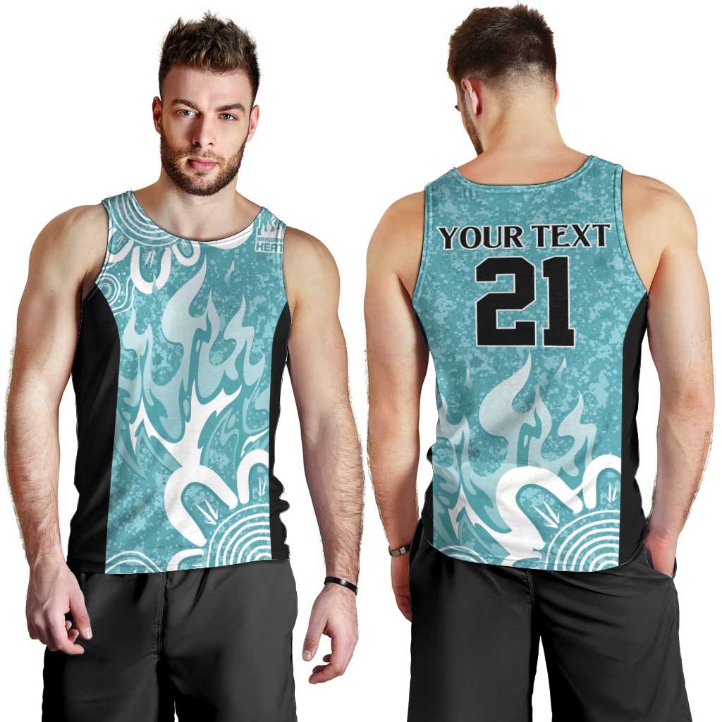 Brisbane Heat Custom Men Tank Top Minimalism Aboriginal