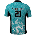 Brisbane Heat Custom Polo Shirt Minimalism Aboriginal