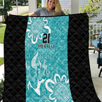 Brisbane Heat Custom Quilt Minimalism Aboriginal