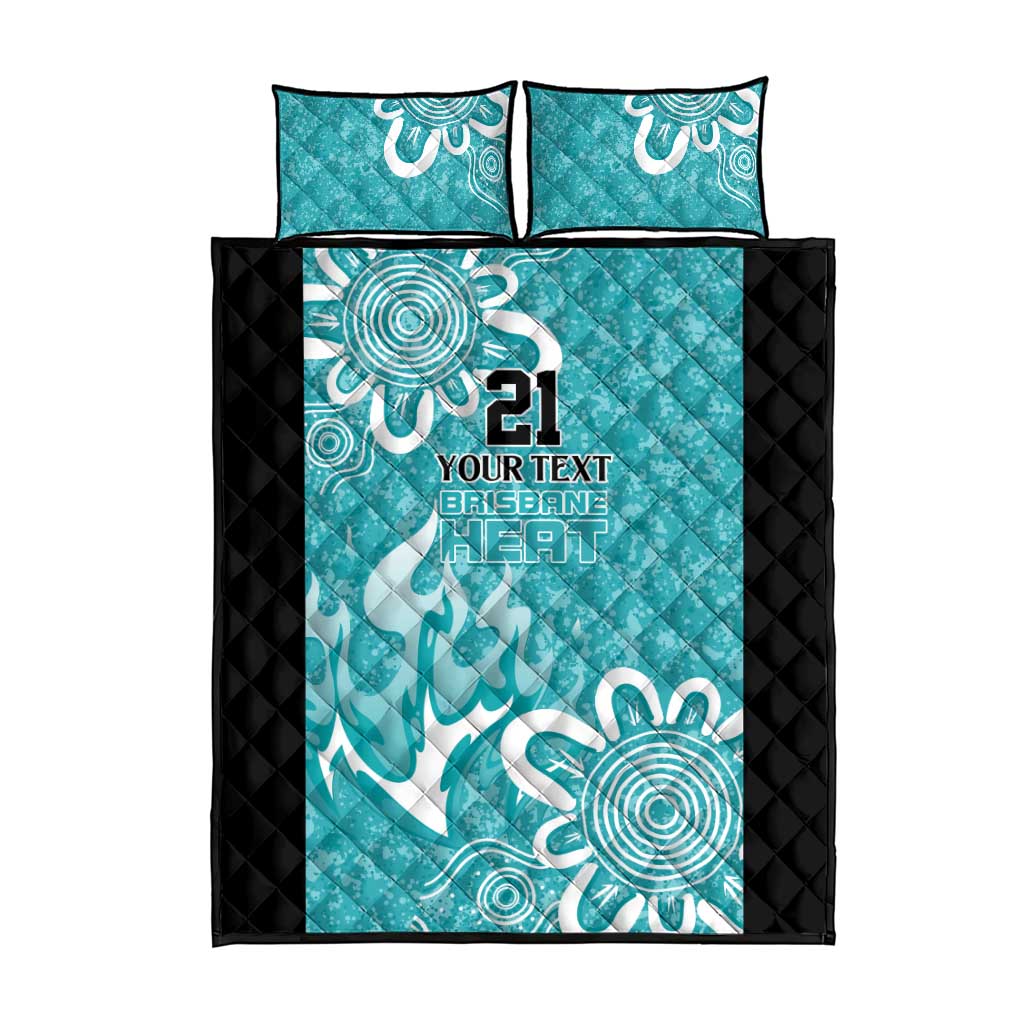 Brisbane Heat Custom Quilt Bed Set Minimalism Aboriginal