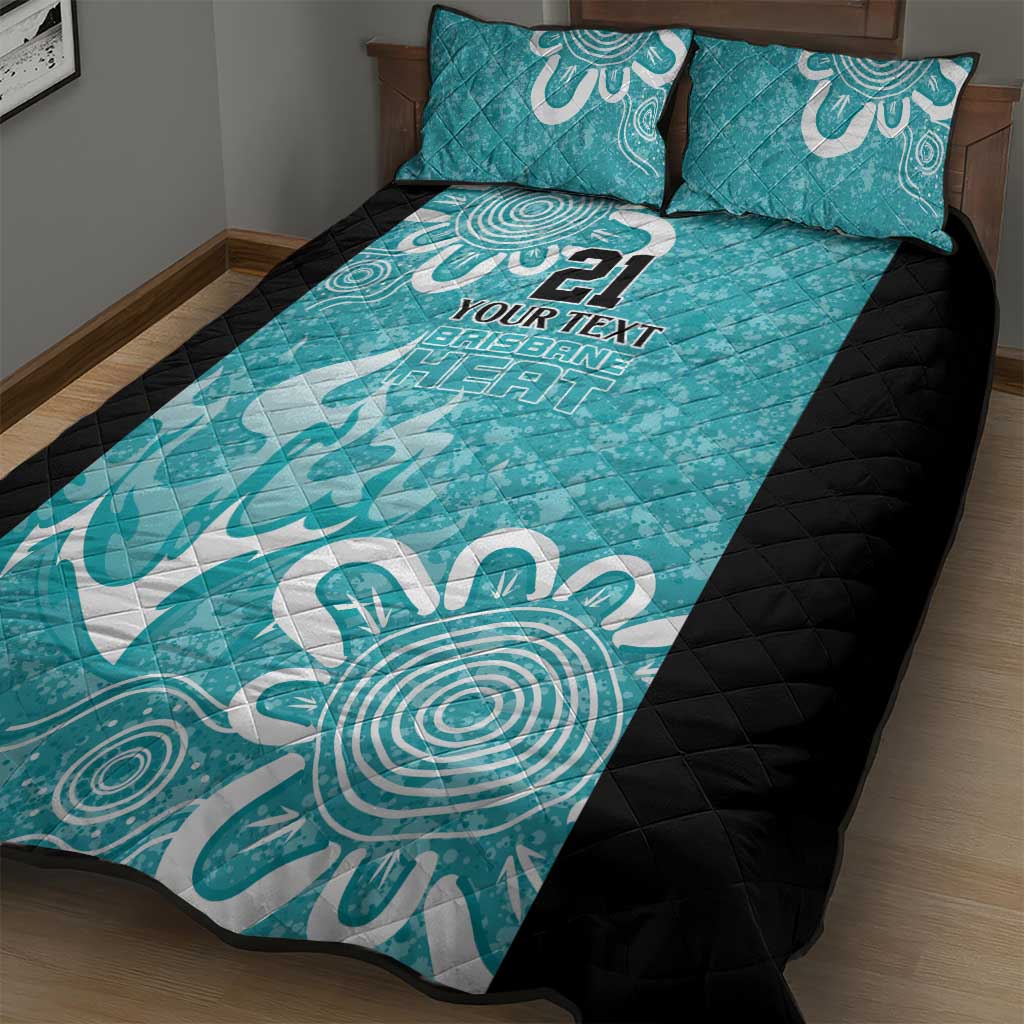 Brisbane Heat Custom Quilt Bed Set Minimalism Aboriginal
