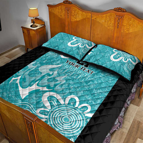 Brisbane Heat Custom Quilt Bed Set Minimalism Aboriginal