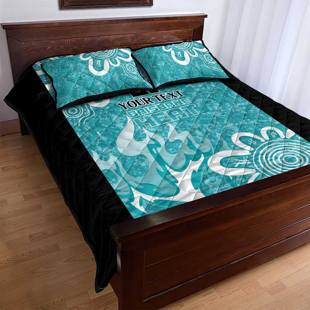 Brisbane Heat Custom Quilt Bed Set Minimalism Aboriginal