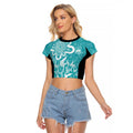 Brisbane Heat Custom Raglan Cropped T Shirt Minimalism Aboriginal