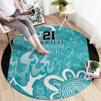 Brisbane Heat Custom Round Carpet Minimalism Aboriginal