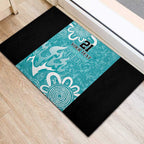 Brisbane Heat Custom Rubber Doormat Minimalism Aboriginal