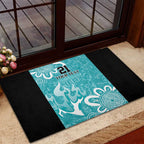 Brisbane Heat Custom Rubber Doormat Minimalism Aboriginal