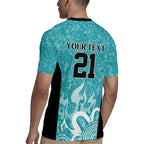 Brisbane Heat Custom Rugby Jersey Minimalism Aboriginal