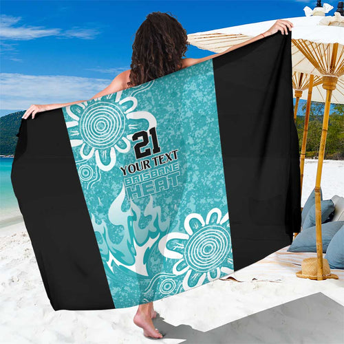 Brisbane Heat Custom Sarong Minimalism Aboriginal