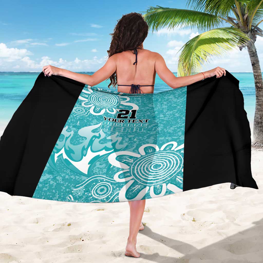 Brisbane Heat Custom Sarong Minimalism Aboriginal