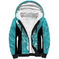 Brisbane Heat Custom Sherpa Hoodie Minimalism Aboriginal