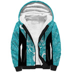 Brisbane Heat Custom Sherpa Hoodie Minimalism Aboriginal