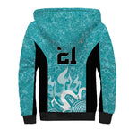 Brisbane Heat Custom Sherpa Hoodie Minimalism Aboriginal