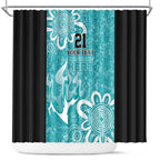 Brisbane Heat Custom Shower Curtain Minimalism Aboriginal