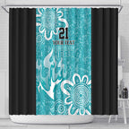Brisbane Heat Custom Shower Curtain Minimalism Aboriginal