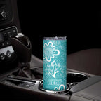 Brisbane Heat Custom Skinny Tumbler Minimalism Aboriginal