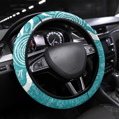 Brisbane Heat Steering Wheel Cover Minimalism Aboriginal