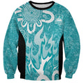 Brisbane Heat Custom Sweatshirt Minimalism Aboriginal