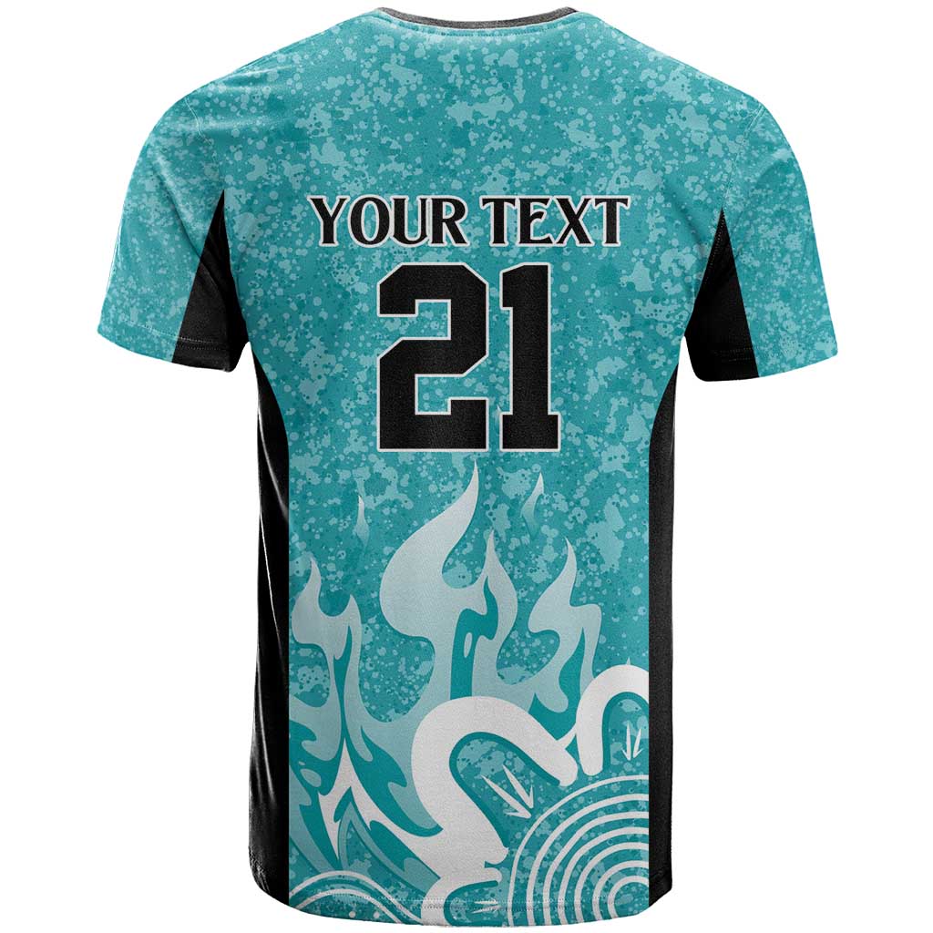 Brisbane Heat Custom T Shirt Minimalism Aboriginal
