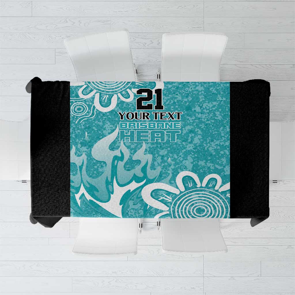 Brisbane Heat Custom Tablecloth Minimalism Aboriginal