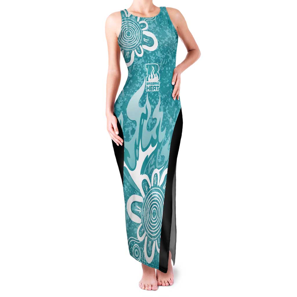 Brisbane Heat Custom Tank Maxi Dress Minimalism Aboriginal