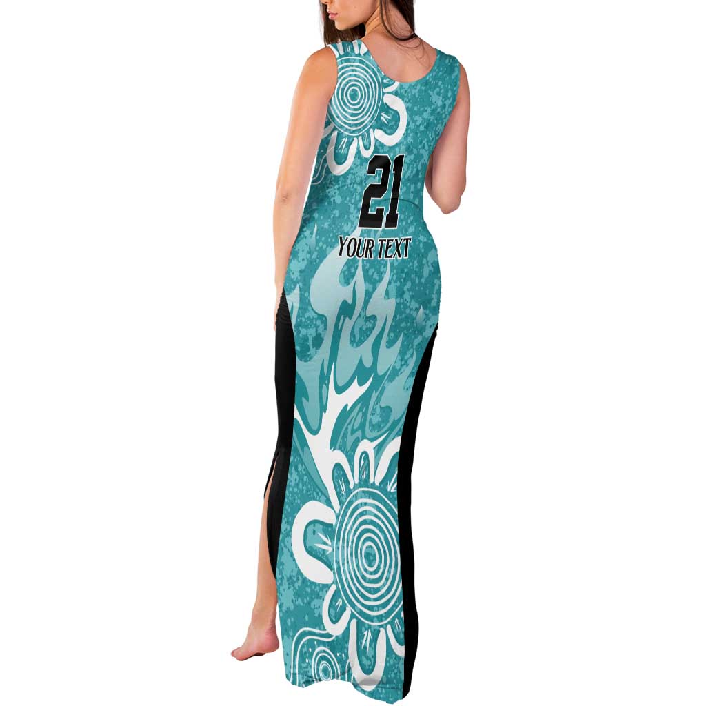 Brisbane Heat Custom Tank Maxi Dress Minimalism Aboriginal