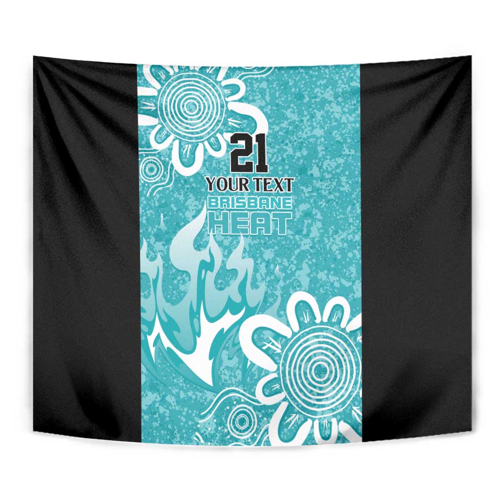 Brisbane Heat Custom Tapestry Minimalism Aboriginal