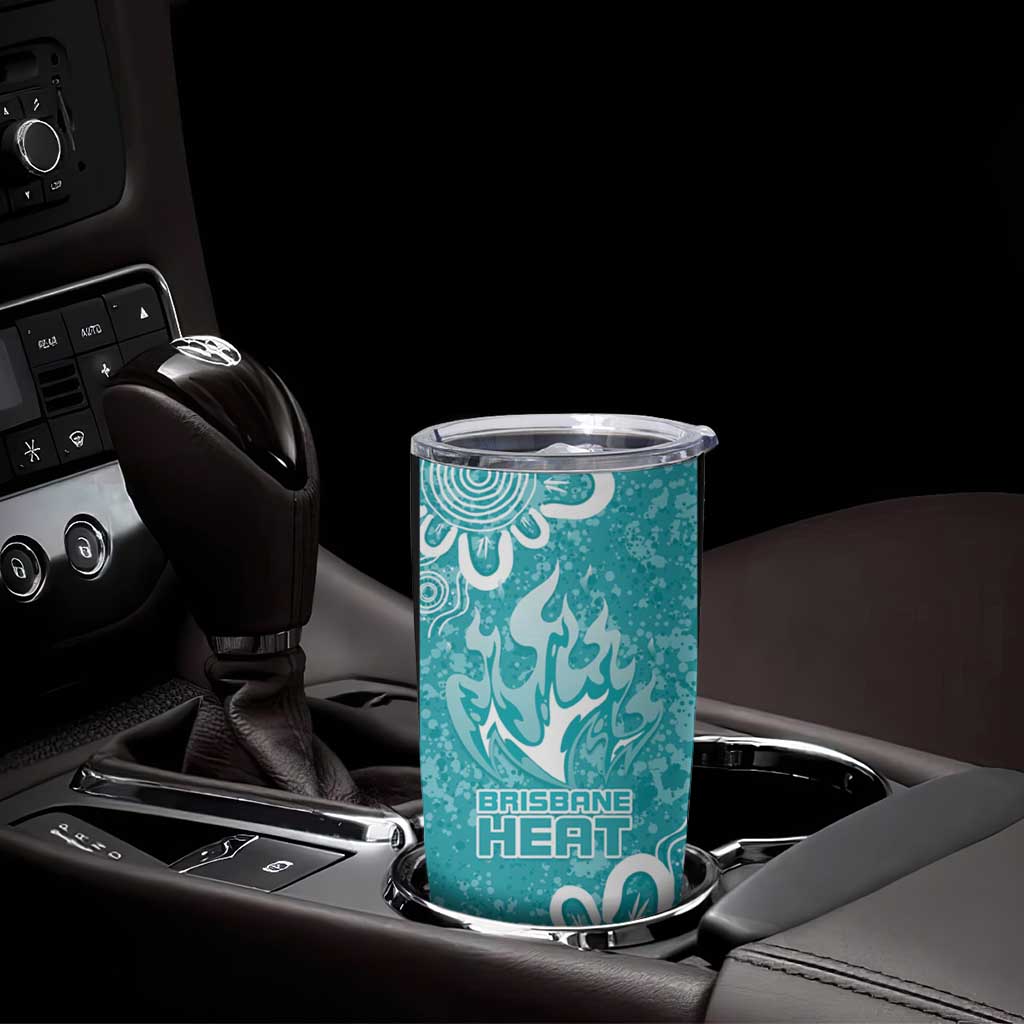 Brisbane Heat Custom Tumbler Cup Minimalism Aboriginal
