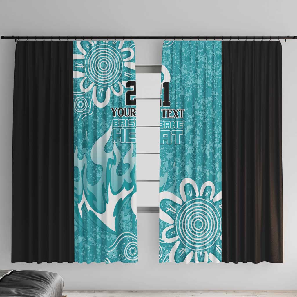 Brisbane Heat Custom Window Curtain Minimalism Aboriginal