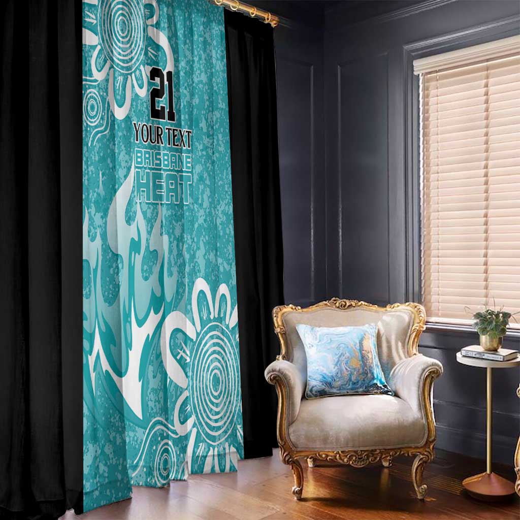 Brisbane Heat Custom Window Curtain Minimalism Aboriginal