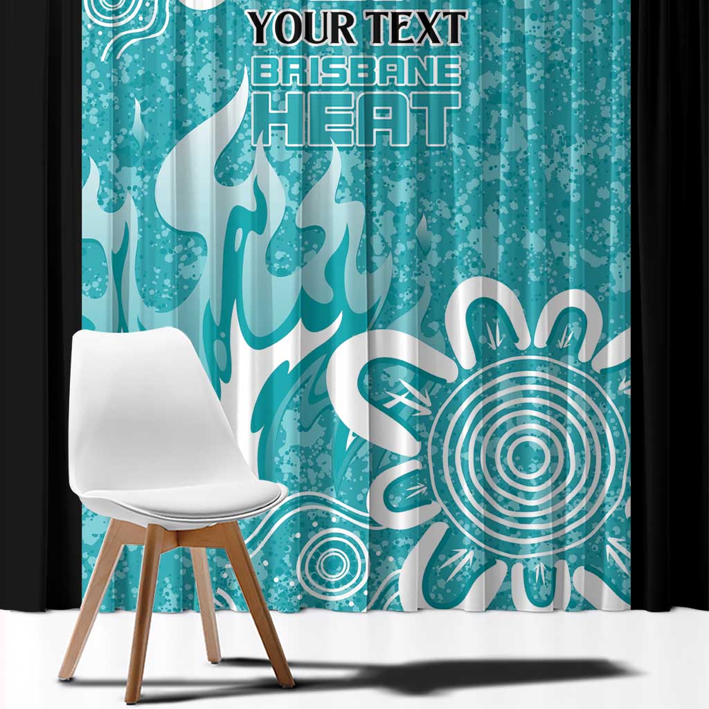 Brisbane Heat Custom Window Curtain Minimalism Aboriginal