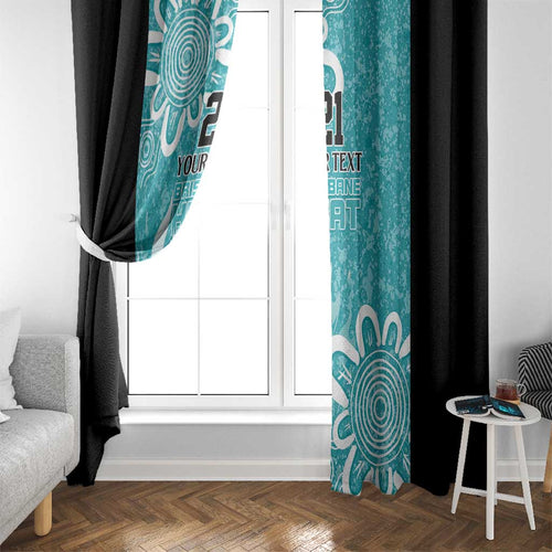 Brisbane Heat Custom Window Curtain Minimalism Aboriginal