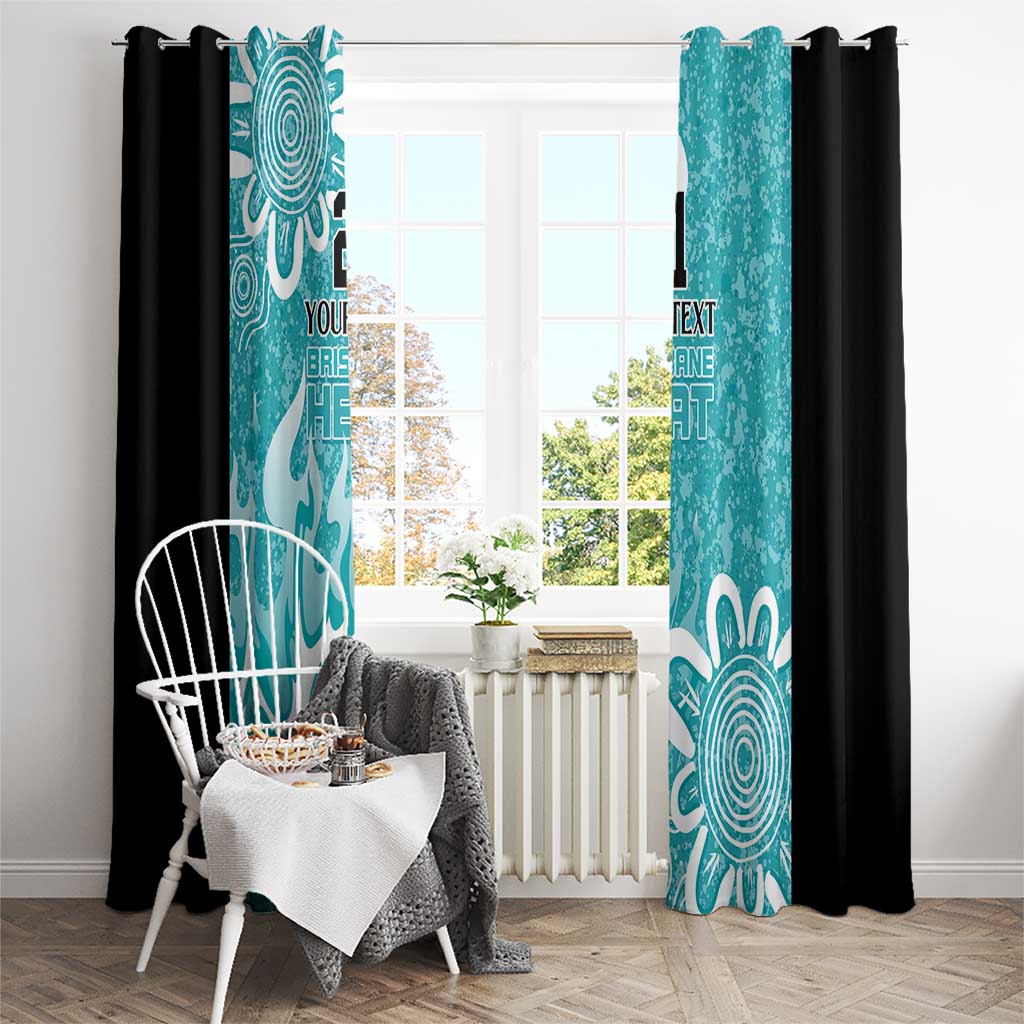 Brisbane Heat Custom Window Curtain Minimalism Aboriginal