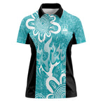 Brisbane Heat Custom Women Polo Shirt Minimalism Aboriginal