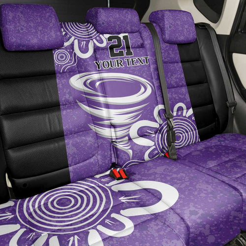 Hobart Hurricanes Custom Back Car Seat Cover Minimalism Aboriginal