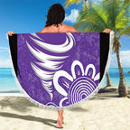 Hobart Hurricanes Custom Beach Blanket Minimalism Aboriginal