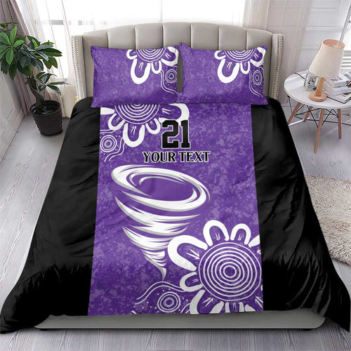 Hobart Hurricanes Custom Bedding Set Minimalism Aboriginal