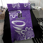 Hobart Hurricanes Custom Bedding Set Minimalism Aboriginal