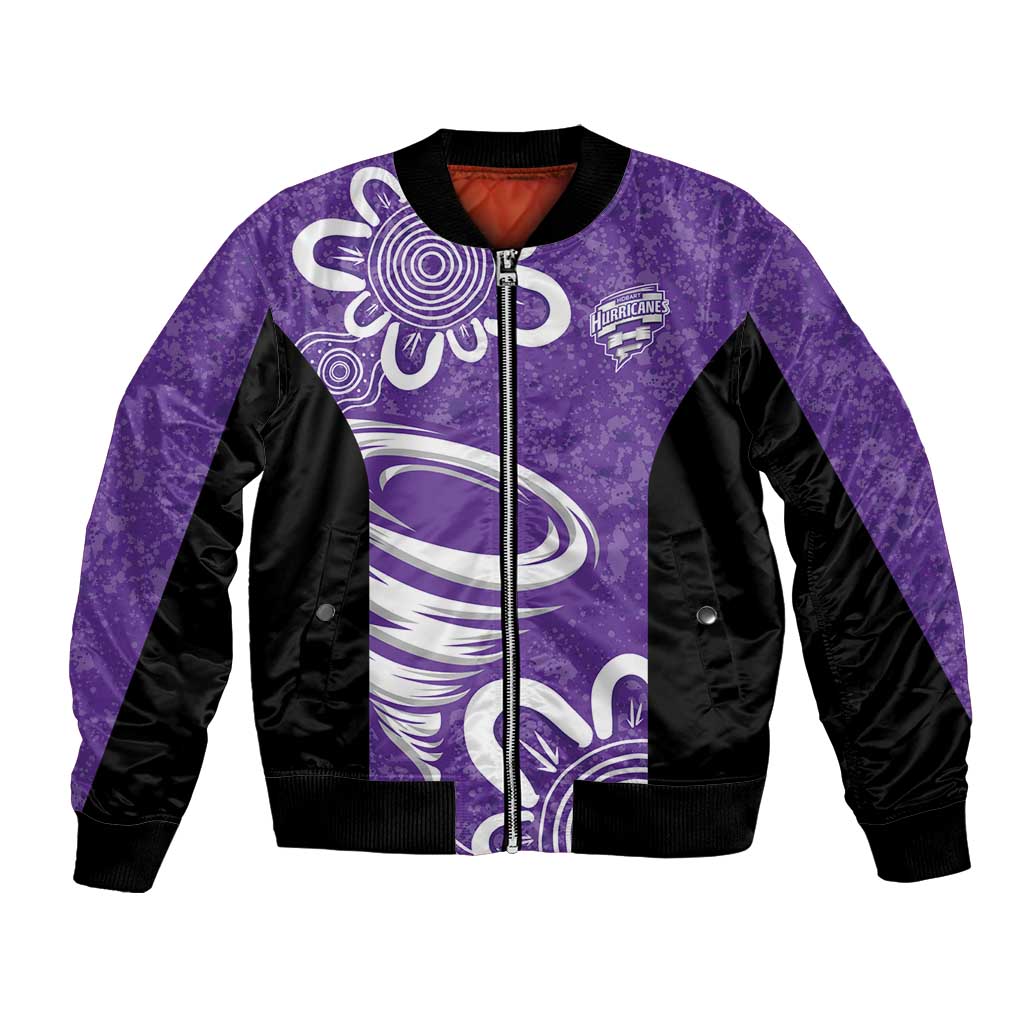 Hobart Hurricanes Custom Bomber Jacket Minimalism Aboriginal