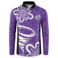 Hobart Hurricanes Custom Button Sweatshirt Minimalism Aboriginal
