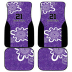 Hobart Hurricanes Custom Car Mats Minimalism Aboriginal