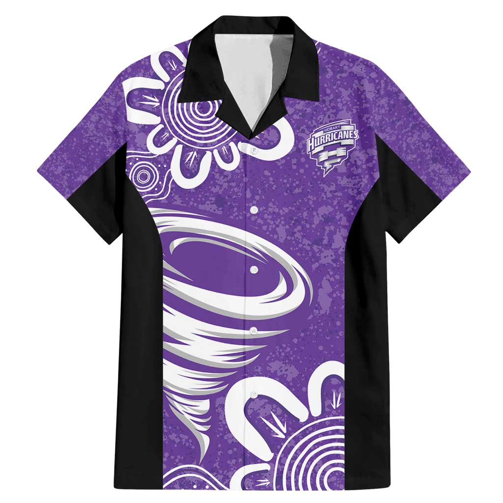 Hobart Hurricanes Custom Family Matching Mermaid Dress and Hawaiian Shirt Minimalism Aboriginal
