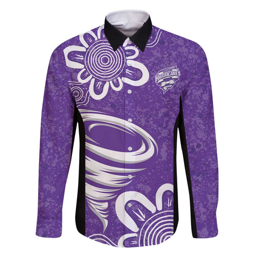 Hobart Hurricanes Custom Family Matching Short Sleeve Bodycon Dress and Hawaiian Shirt Minimalism Aboriginal